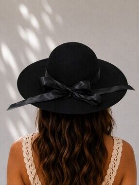 Express | Black Wool hat  100% wool one size